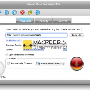 Bigasoft Video Downloader Pro for Mac 3.11.7.6019 视频下载