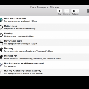 Power Manager for mac 4.5 专业级电源管理工具