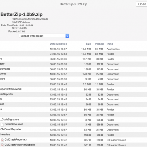 BetterZip for mac 3.0.4 功能强大的压缩软件