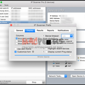 IP Scanner Pro for mac 3.4.8 IP地址和网络扫描器