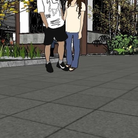 Sketchup古建风格类模型茶楼0001
