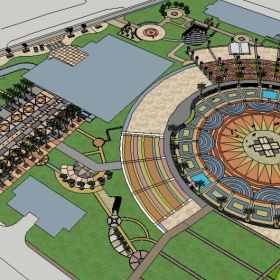 Sketchupͼʦڹ㳡ģ036