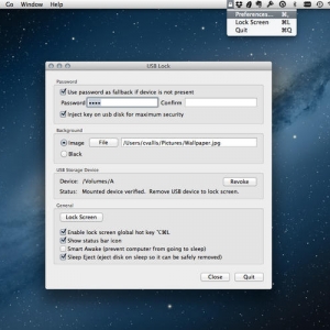 USB Lock for Mac 4.0 自制USB加密锁为你的MAC
