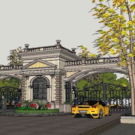 0206׷֪Sketchupģͳ߶ִ¹ŵ䶫ڴŽ