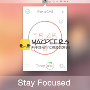 Be Focused Pro for Mac 1.3 定时器和用于工作和学习目标跟踪器