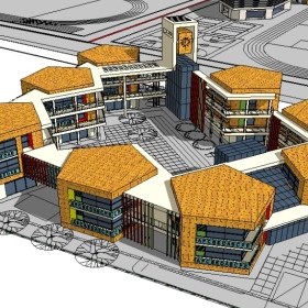 ��ͼ��ʦSketchup������ģ��20221115�������ձ����׶�԰����а�Сѧ��Ŀ112