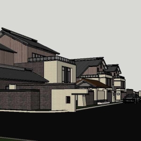 Sketchup古建风格类模型0155