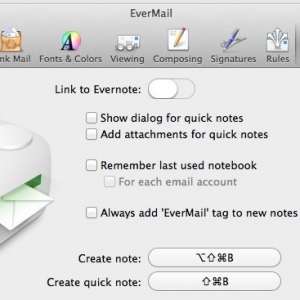EverMail for mac 1.2.4 – 电子邮件被转换成Evernote笔记