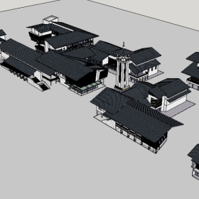 ��ͼ��ʦSketchup������ģ��20221115�����ִ���ʽ��ˮ��ҵ������ͷ530