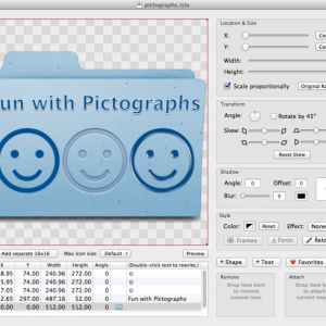 iconStiX for mac 3.3.1 自定义图标 文件夹图标自定义