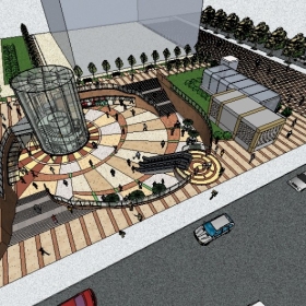 Sketchupͼʦڹ㳡ģ090