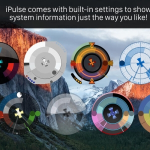 iPulse for mac 3.0.1 监控CPU和内存的使用 磁盘空间 网络活动