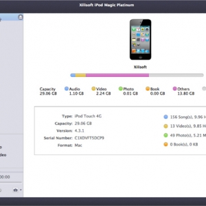Xilisoft iPod Magic Platinum 5.7.4 绿化版 Mac 管理 iPod 文件工具