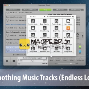 Brainwave Studio for Mac 1.5 放松曲目 睡眠助理