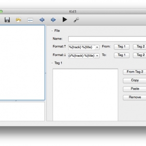 kid3 3.1.1 Mac 音乐文件id3标签批量编辑工具