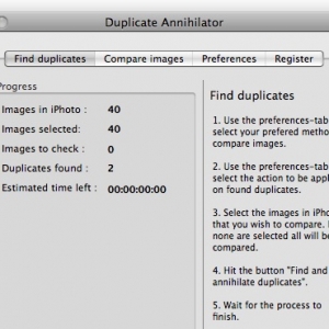 Duplicate Annihilator for mac 5.7.6 – iPhoto图像去重软件 最新绿化版