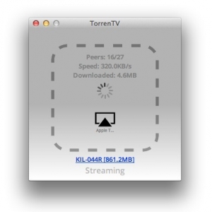TorrenTV 0.9.5 Mac 将种子文件直接同步到Apple TV播放