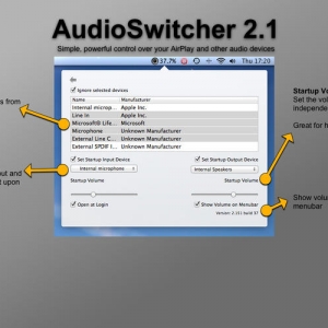 AudioSwitcher 2.24.940 绿化版 Mac 菜单栏快速切换音频信号源的实用小工具