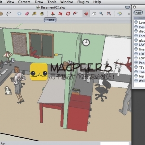 SketchUp Pro for mac 2016 v16.1.2103 多语言 草图大师2016