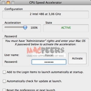 CPU Speed Accelerator for mac 7.0 Mac系统优化进程优先级调整工具