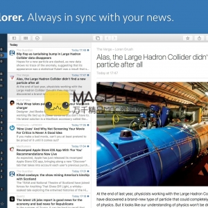 News Explorer 1.0.1 for mac 新闻阅读器