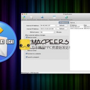 IP Notification for Mac 4.6 跟踪您的IP地址的终极工具