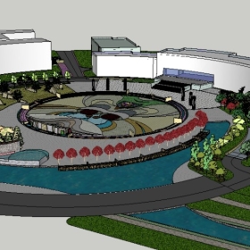 Sketchupͼʦڹ㳡ģ076