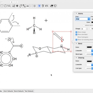 MoleculeSketch for mac 1.3.2 – 绘图应用化学公式和反应工具 绿化版