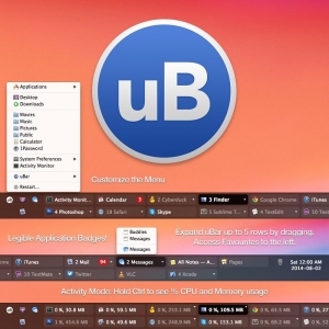 uBar for mac 3.0.8 Mac窗口切换工具