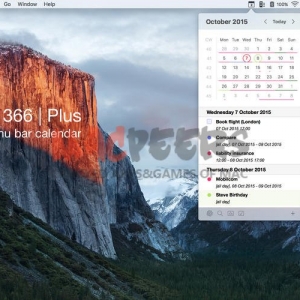 Calendar 366 Plus for mac 1.2.1 完整的菜单栏日历事件和提醒