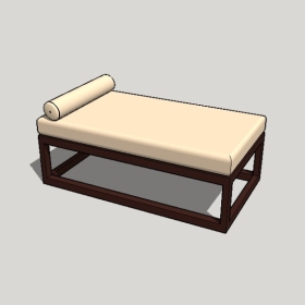 新中式沙发SU草图大师模型1766