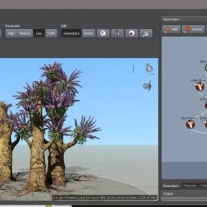 Speedtree 8  Alien_Stalk_Field 2021-03-22