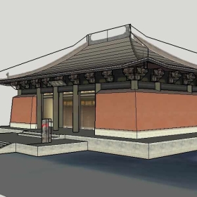 Sketchup古建风格类模型0149