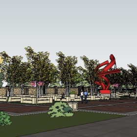 Sketchupͼʦڹ㳡ģ142