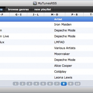 MyTunesRSS 6.6 Mac iTunes音乐库管理工具