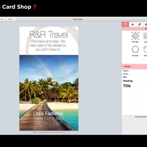Business Card Shop for mac 7.0.1 名片设计工具