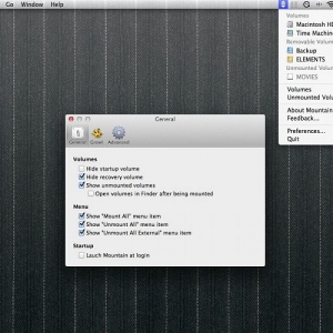 Mountain for mac 1.6.1 可在菜单栏管理外部卷的实用工具