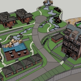 Sketchupͼʦڹ㳡ģ001