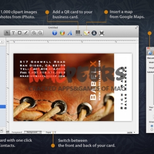 Business Card Composer for mac 5.2.1 名片制作工具