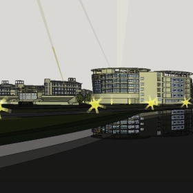 ��ͼ��ʦSketchup������ģ��20221115����У԰ҹ��ģ��550