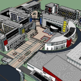 ��ͼ��ʦSketchup������ģ��20221115����ĳ��ѧ������ϸ�滮��ƾ�ģ391