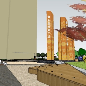 Sketchupͼʦڹ㳡ģ077