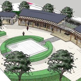 Sketchupͼʦڹ㳡ģ186