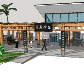 ��ͼ��ʦSketchup������ģ��20221115���������Ļ����庲ī���352