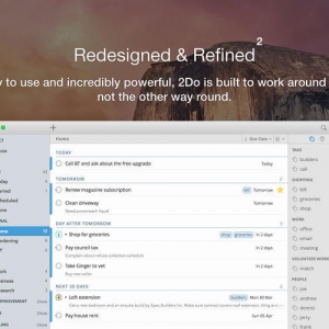 2Do for mac v2.1 – 最佳日程管理软件 最新绿化版 兼容Yosemite