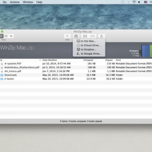 WinZip for mac 4.0.2604 压缩工具 绿化 免费下载