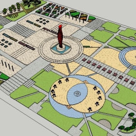 Sketchupͼʦڹ㳡ģ040