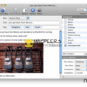 MarsEdit for mac 3.7.5 方便快捷的博客编辑器