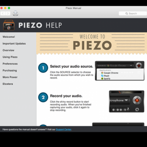 Piezo for mac 1.5.0 专业的音频记录工具 录音