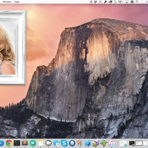 Photo Frame 1.0 for mac 桌面上显示您最喜欢的照片